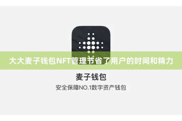 大大麦子钱包NFT管理节省了用户的时间和精力