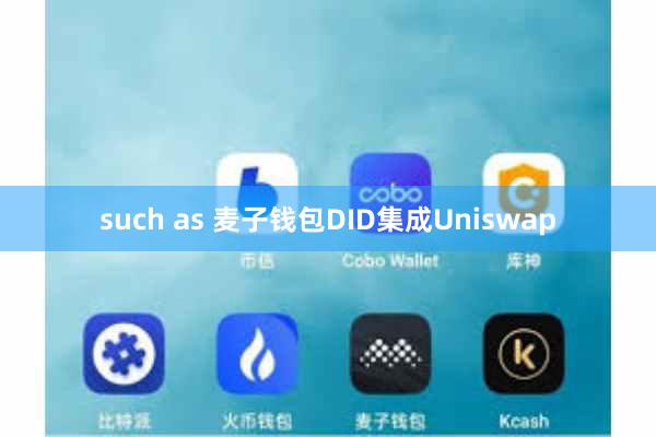 such as 麦子钱包DID集成Uniswap