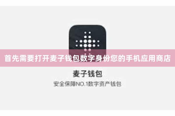 首先需要打开麦子钱包数字身份您的手机应用商店