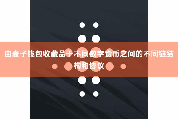 由麦子钱包收藏品于不同数字货币之间的不同链结构和协议
