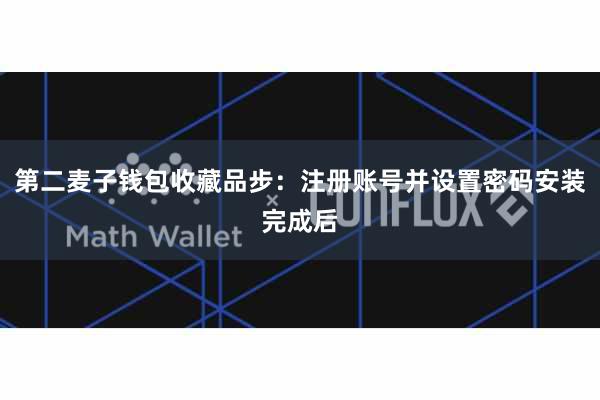 第二麦子钱包收藏品步：注册账号并设置密码安装完成后