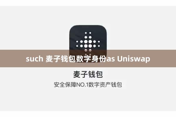 such 麦子钱包数字身份as Uniswap