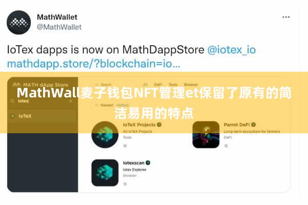 MathWall麦子钱包NFT管理et保留了原有的简洁易用的特点