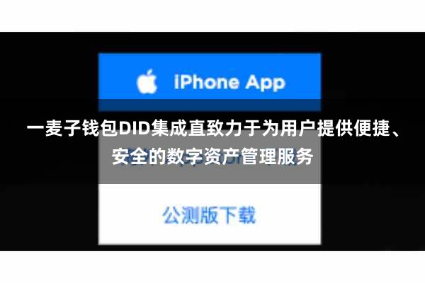 一麦子钱包DID集成直致力于为用户提供便捷、安全的数字资产管理服务